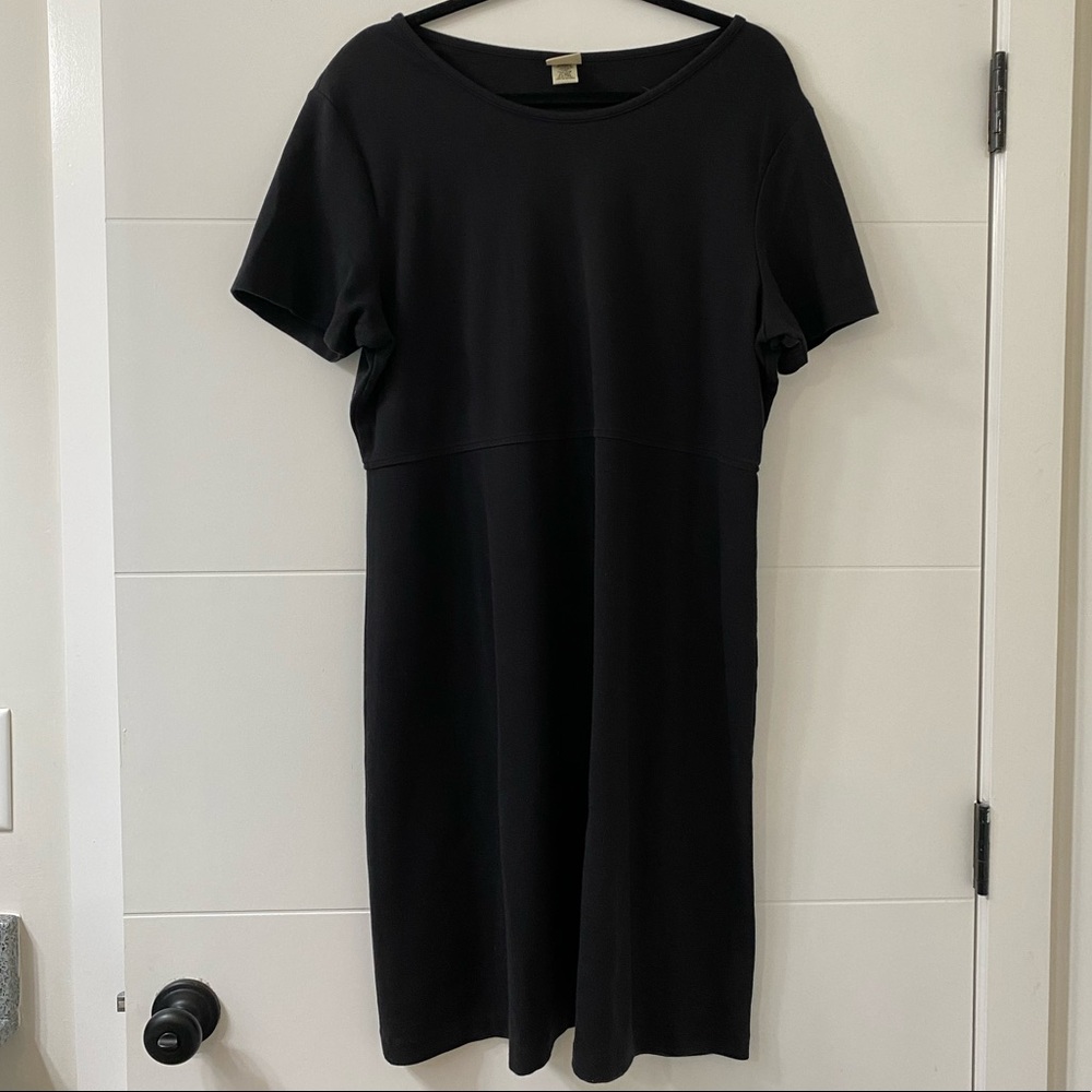 L.L. Bean Black Shirt Dress